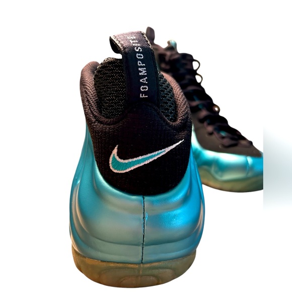 New 2011 Authentic Nike Air Foamposite Pro Electric Blue - Picture 2 of 10